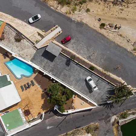 Casa Con Wifi Y Hermosa Piscina Compartida Con Vistas A Oceano En Tenerife * Fasnia